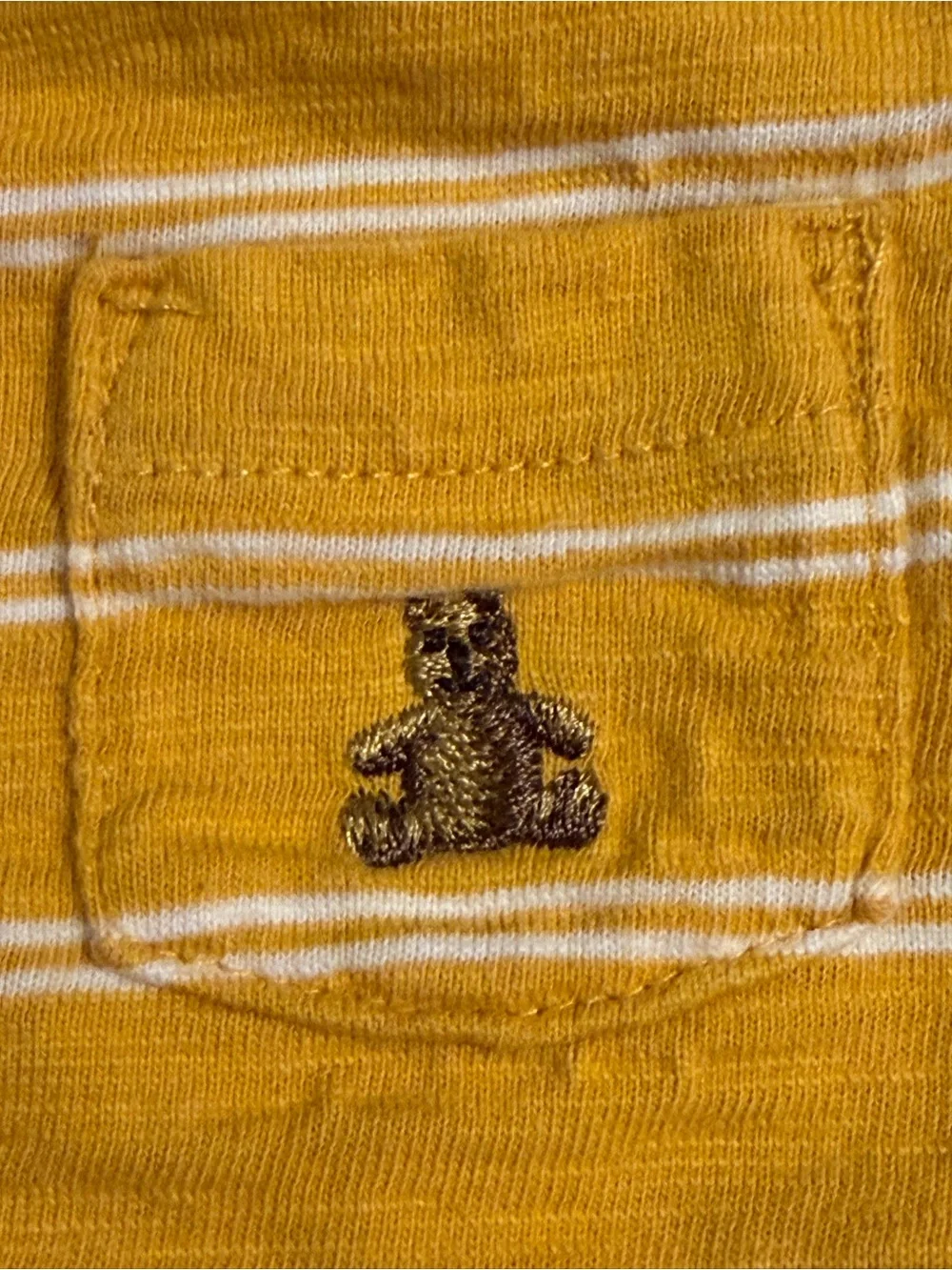 BabyGap Yellow Striped Baby One-Piece Romper-set of two